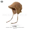 Chapéu Lei Feng para Mulheres Compatível com Capacete de Inverno para Ciclismo, Chapéu de Pescador Espessado com Forro de Lã para Mulheres, Chapéu de Voo Quente com Proteção para Orelhas para Homens