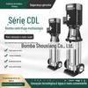 Bomba centrífuga vertical multistágio em aço inoxidável CDLF equipamento de abastecimento de água de alta elevação com pressão não negativa bomba de alimentação pressurizadora de tubulação