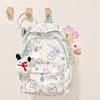 Mochila Escolar Feminina Grande Capacidade Estampa Fofa Ultraleve e Resistente a Manchas Estilo Universitário Aparência Sofisticada Mochila para Aluno de Ensino Fundamental Campus