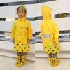 Moda Corea del Sur Lindo Impermeable Infantil Niños y Niñas Estudiantes de Primaria Poncho Grueso Impermeable para Exteriores Bebé