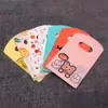 Bolsa Pequeña para Accesorios, Bolso de Mano, Mini Bolsa de Plástico, Estampado de Dibujos Animados, Lindo Osito, Bolso de Boutique