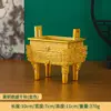 Quemador de Incienso de Latón, Pieza de Altar Cuadrada, Decoración de Oficina, Adoración en Casa, Regalo para Ceremonia de Apertura, Artesanía