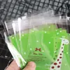 Bolsa de embalaje para hornear bolsa autosellante bolsa autoadhesiva para galletas bolsa de regalo bolsa sellable para máquina de obleas de copo de nieve bolsa para jabón hecho a mano al por mayor