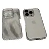 Funda Espacial con Agujeros Finos, Transparente, Adecuada para Apple 17, 16, 15, Funda Simple para Teléfono 15Promax, Xsmax, Xr, XS