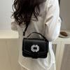 2025 Nuevo Bolso de Mano Todo Fósforo Incrustado de Diamantes Estilo Chanel Bolsos Retro Europeo y Americano Cadena Simple Hombro Cruzado Bolso para Mujer