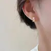 Pendientes Retro Franceses de Imitación de Perla del Arco del Triunfo para Mujer, Modernos y Elegantes, Pendientes Únicos con un Diseño de Lujo Ligero y de Nicho