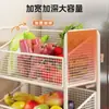 Carrinho Pequeno de Cozinha Prateleira de Armazenamento Doméstica de Chão Móvel Prateleira Multicamadas Cesta de Frutas e Legumes Multifuncional Prateleira de Armazenamento