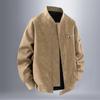 Chaqueta de Cuero para Hombre 2025 Nueva Versátil Elegante Ajustada Abrigo de Cuero para Hombre Top Chaqueta Casual a Prueba de Viento