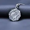 Collar zodiacal de dragón de plata pura S925 para hombre, colgante de estilo frío moderno, cadena versátil para suéter hip hop, accesorios de nicho de alta gama
