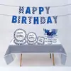Novo Prato de Papel Rosa Estampado a Quente Pacote de Louças Festa Festa Copo de Papel Descartável Guardanapo Faca Garfo Colher Festa Americana