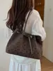 Bolso de Rayas y Lunares para Mujer, Nuevo Estilo Otoño, Bolso de Hombro Ligero para Viajar, Bolso Tote Casual de Gran Capacidad, Tela Oxford
