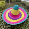 Disfraz de Halloween, chal mexicano, capa de cosplay mexicana para adultos, disfraz de fiesta, capa de rayas coloridas
