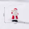 Transfronteiriço Novo Produto Micro-Paisagem Realista Papai Noel Paisagem de Neve Decoração DIY Acessórios para Pendurar Mini Pequenos Enfeites