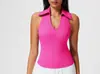 Chaleco Deportivo Mujer Taza Fija Verano Nuevo Transpirable Ropa para Bádminton Tenis Fitness Corredores Profesionales de Maratón Sin Mangas