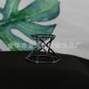 Porta Exhibidor de Metal para Bola de Cristal Estrella Hexagonal Base Esférica Oficina en Casa Adornos Nórdicos Estante de Almacenamiento de Piedra Original