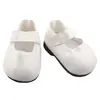 Zapatos de Muñeca de Algodón de 20 cm Zapatos Pequeños Versátiles Juguete de Juego de Imitación para Vestir de Niños Zapatos de Cuero con Lazo de 5 cm