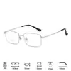 Nuevo Marco de Titanio para Gafas de Miopía Poligonales, Estable y Adecuado para Viajar al Trabajo, Lentes Planos con Protección contra Luz Azul, Gafas Ópticas, Stock Listo de Fábrica