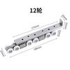 Rueda Colgante Silenciosa de Acero Inoxidable Puerta Corredera Puerta de Madera Ventana de Vidrio Polea Puerta de Armario Puerta Corredera Amortiguación Silenciosa Rueda Colgante de Nylon