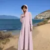 Ropa de Protección Solar de una Pieza para Mujer, Estilo Largo de Verano, Nueva Protección UV, Tejido de Seda Helada Transpirable Fino, Ropa de Protección Solar de Cuerpo Completo