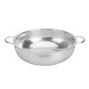 Cesto Escorredor de Aço Inoxidável Não Magnético, Peneira para Lavar Arroz, Bacia Escorredora Multiuso com Alça Dupla, Escorredor para Lavar Legumes, Cesto de Frutas para Lavar Arroz, Espessado e Denso