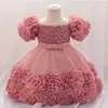 Vestido de niña Vestido de princesa Vestidos de bebé Vestido Vestido de lentejuelas de capullo para niños Vestido de anfitrión para piano