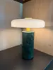 Viaje a Dinamarca Lámpara de Escritorio de Carga de Mármol de Carrara Tipo-C Carga Ambiente de Dormitorio Decoración de Sala de Estar Lámpara de Escritorio