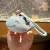 Novo Atacado Transfronteiriço Processamento Couro Baleia Marinha Chaveiro Aluno Casal Bolsa Decorativa Mochila Pequeno Pingente