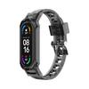 Adecuado para la pulsera Xiaomi 8 serie glaciar reloj transparente con funda protectora de gelatina de TPU integrada pulsera inteligente