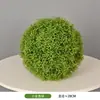 Caixa de Simulação de Comércio Exterior Bola de Grama Buxo Densa Planta Verde Artificial Bola de Flor Peixe Dourado Bola Falsa de Plástico Decoração de Teto de Rua Guia Shopping