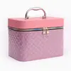 2023 Nueva Popular Malla Prismática Bolso Conveniente Caja de Almacenamiento de Maquillaje de Gama Alta Tipo Cajón de Belleza Minibolsa