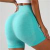 Shorts de Fitness Amazon Sin Costuras Sexy Secado Rápido Yoga Cadera Melocotón Pantalones Deportivos Levanta Cadera Cintura Alta Trío Shorts para Mujer
