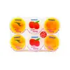Comida Importada de Tailandia NANACO Sabor Fruta con Gelatina de Coco Paquete de 6 Snacks de Ocio al por Mayor 480g