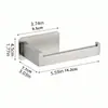 Estante de Almacenamiento para Baño de Acero Inoxidable Transfronterizo Juego de Cinco Piezas Barra para Toallas Toalla de Baño Portarrollos de Papel Higiénico Estante Colgante Juego de Estantes de Almacenamiento Venta al por Mayor