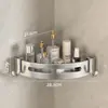 Fornecedor da Fábrica Prateleira Triangular para Banheiro Prateleira para Vaso Sanitário Lavatório Banheiro WC Prateleira de Parede Montada na Parede Sem Perfuração