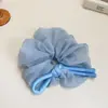 Diadema de Chifón Esponjoso de Alta Gama para Niñas, Estilo Coreano, Bola de Pelo, Cuerda para el Cabello del Cuero Cabelludo, Diadema