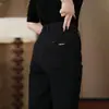 Pantalones casuales de alta gama directos de fábrica para hombre, nuevos pantalones de vestir de otoño, pantalones rectos versátiles de corte slim para hombre