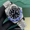 Reloj Laojia Greenwich Coke Ring Reloj Mecánico Totalmente Automático Resistente al Agua Reloj de Lujo para Hombre Reloj de Alta Calidad para Hombre