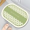 Tapete de chão de lama de diatomáceas de desenho animado atacado tapete de chão de banheiro absorvente resistente a manchas tapete de porta de vaso sanitário tapete de pé antiderrapante tapete de pé