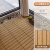 Suelo de madera composite para balcones exteriores, terraza y renovación de patios, autoinstalable, compuesto de madera y plástico anticorrosión, antideslizante y resistente al desgaste