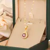 [Acero de Titanio] collar de acero de titanio de alta calidad para mujer moda lujo ligero diseño de nicho no se decolora cadena para la clavícula joyería al por mayor