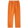 Calça de Moletom Reta com Forro de Fleece 350g Transfronteiriça Masculina Solta Casual Longa Marca Tendência Retrô Europeia e Americana Calça Esportiva Casual Masculina