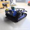 Cortacésped Controlado Remotamente Exportado a Italia, Cortacésped Tipo Oruga, Máquina Desmalezadora de Gasolina de Gran Potencia de 550 mm