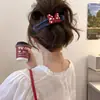 Pasador de Pelo con Lazo de Lunares Estilo Francés para Mujer, Modelo Nuevo 2025, Pinza de Pelo de Gama Alta para Recogido en la Parte Trasera de la Cabeza