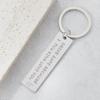 Comércio Exterior Personalidade Espanhola "Dirija com segurança porque eu te amo" Chaveiro de Aço Inoxidável Outlet de Fábrica