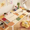 Tapete de Mesa para Estudante, Ecológico, Lavável, Impermeável, Toalha de Mesa Limpável, Tapete Protetor Especial para Mesa de Estudo de Dormitório