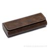 Estuche de Cuero de Gama Alta para Gafas de Sol al por Mayor Fabricantes Caja de Almacenamiento Elegante para Hombres y Mujeres Estuche Retro de PU para Gafas de Miopía