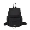 Mochila para Mujer 2026 Estilo Nuevo Simple de Alto Valor Estilo Ins Estudiante Bolso Escolar Gran Capacidad Cordón Mochila de Viaje