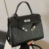 Bolso Kelly Retro de Gama Alta para Mujer 2025 Nuevo Bolso Bandolera Diario para Viajar Diseño de Nicho Bolso de Hombro Único Cruzado