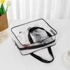 Bolsa de Aseo Impermeable de PVC de Gran Capacidad Bolsa de Aseo Portátil Bolsa de Cosméticos Transparente Multifuncional Set de Tres Piezas Venta Directa de Fábrica