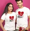 Sé mío amor pareja Camiseta top de algodón Día de San Valentín pareja nuevo 2022 AliExpress venta caliente